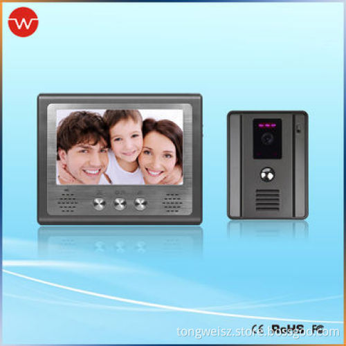 High resolution (1024*600) video door bell intercom for villa